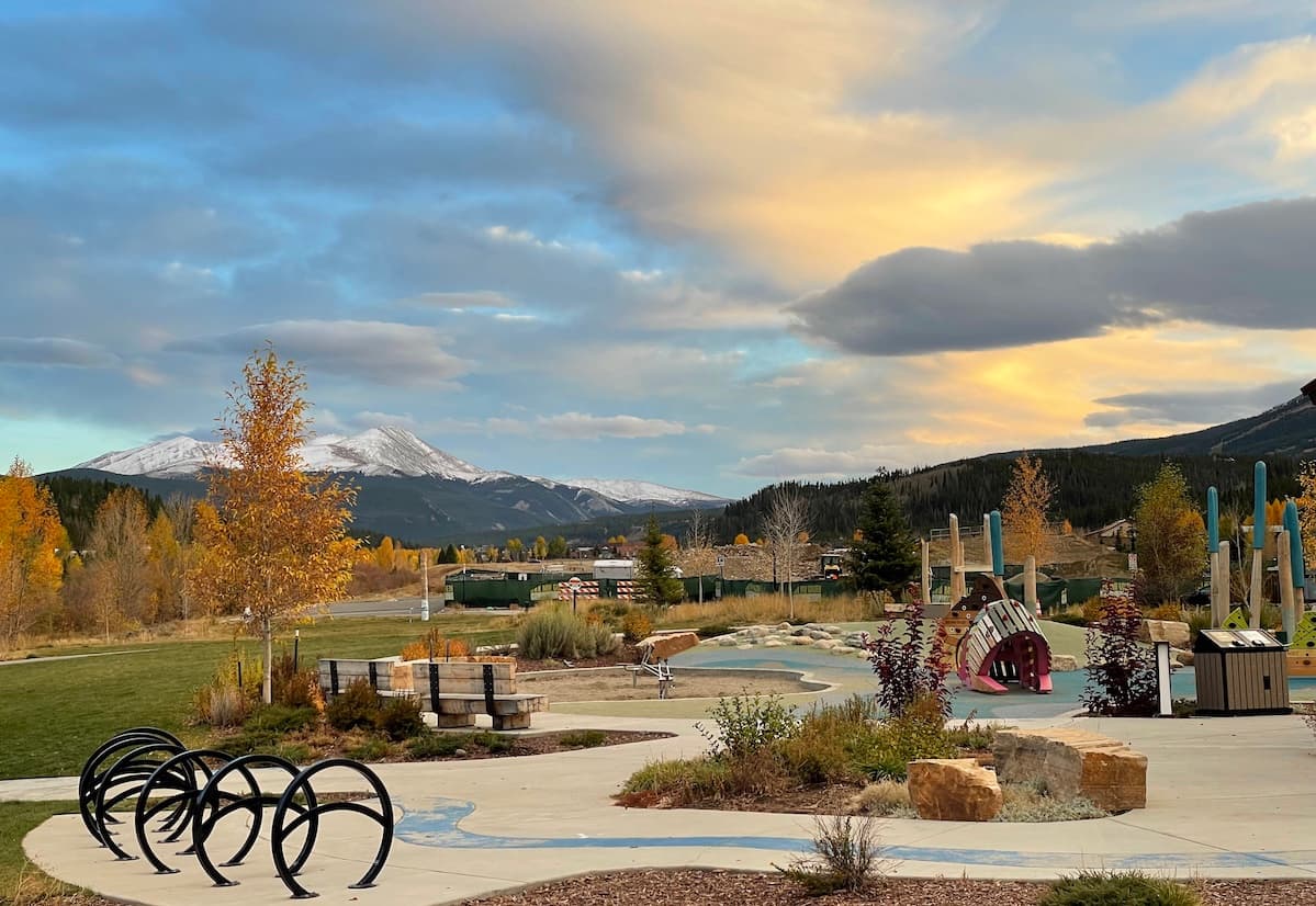 River Park Playground in Breckenridge, Colorado. October