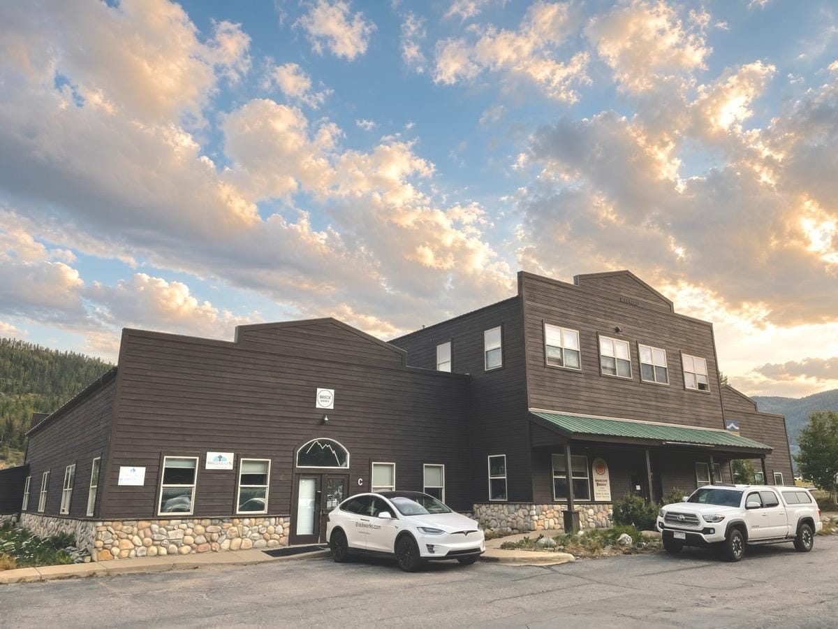 Free street parking available around the building on Airport Road. The free Grey Line bus stops right in front for easy access to downtown Breckenridge.