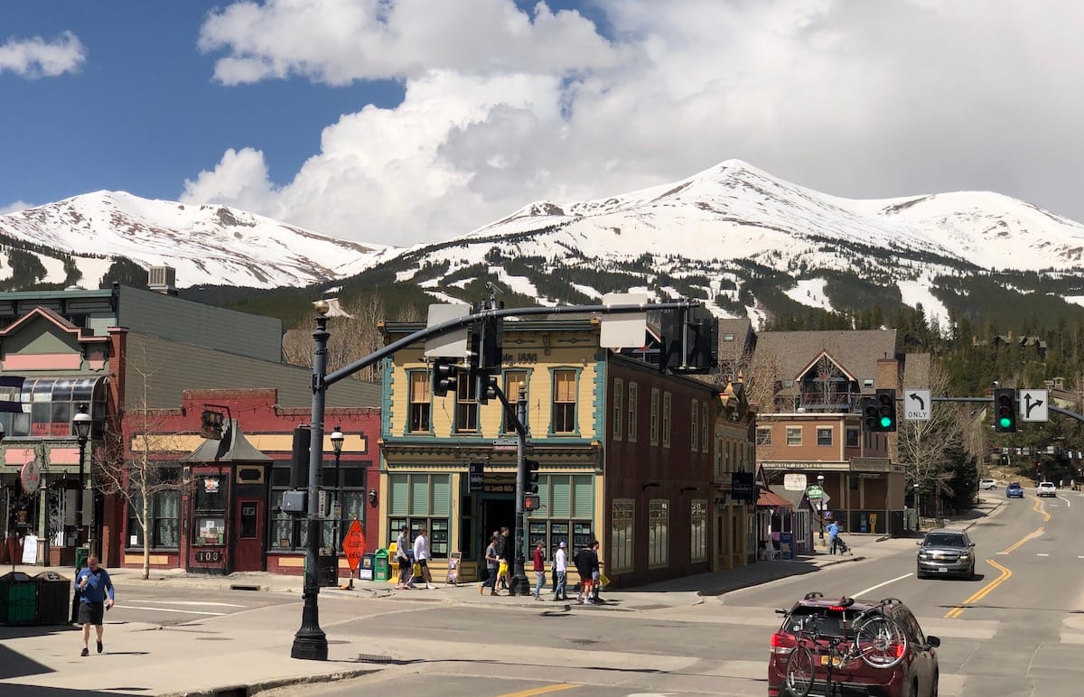 Breckenridge, Colorado town view